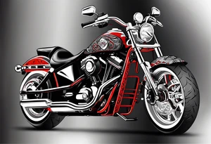 Arm sleeve, black, gray, silver, red, tribal, fire, motorcycle, Harley Davidson, Folkstyle wrestling tattoo idea