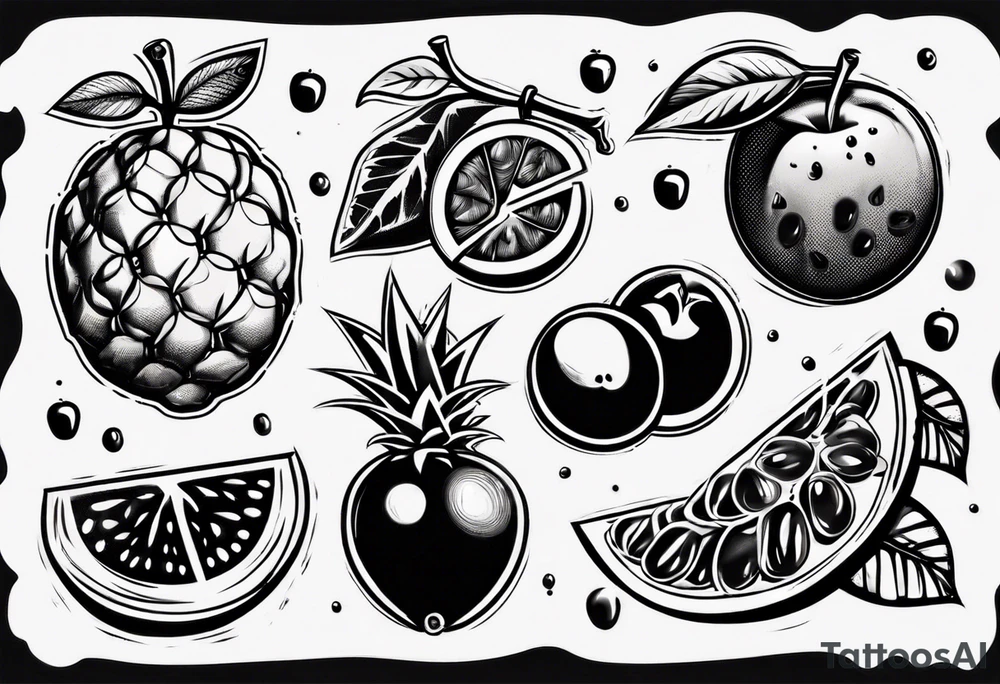 Fruits tattoo idea