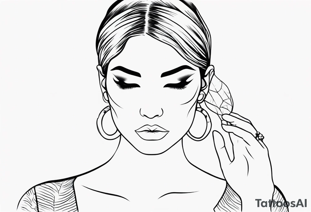 Deafness tattoo idea