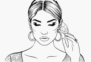Deafness tattoo idea
