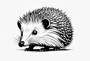 hedgehog with grenade tattoo idea