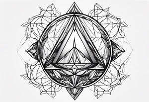 gemstone water droplet tattoo idea
