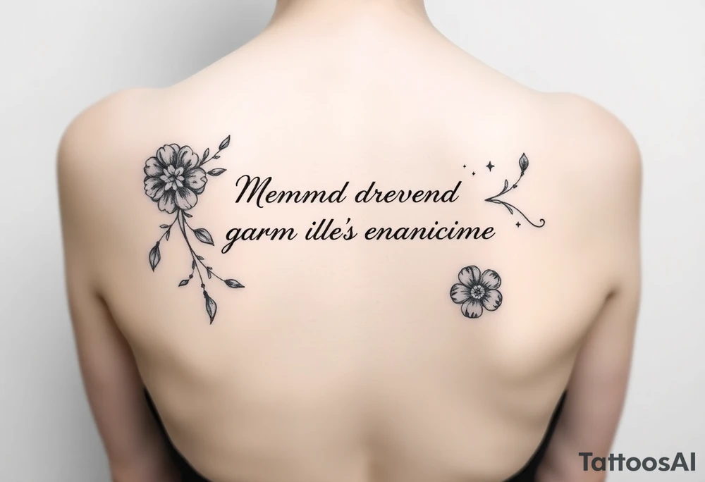 Memorial for grandma who loved gambling tattoo idea