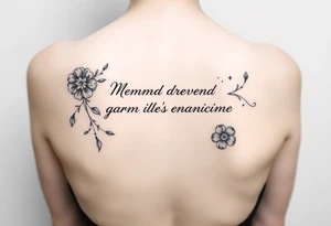 Memorial for grandma who loved gambling tattoo idea