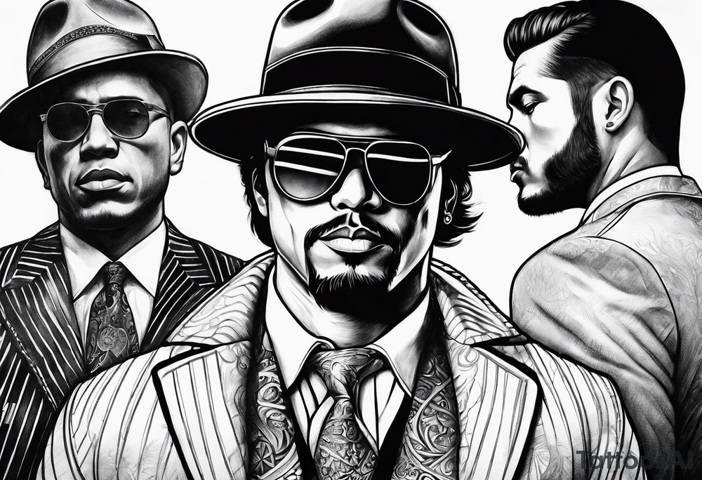 60's Gangster tattoo idea