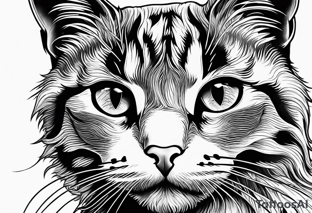 Cat tattoo idea