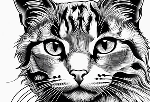 Cat tattoo idea