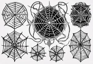 Tangled webs tattoo idea