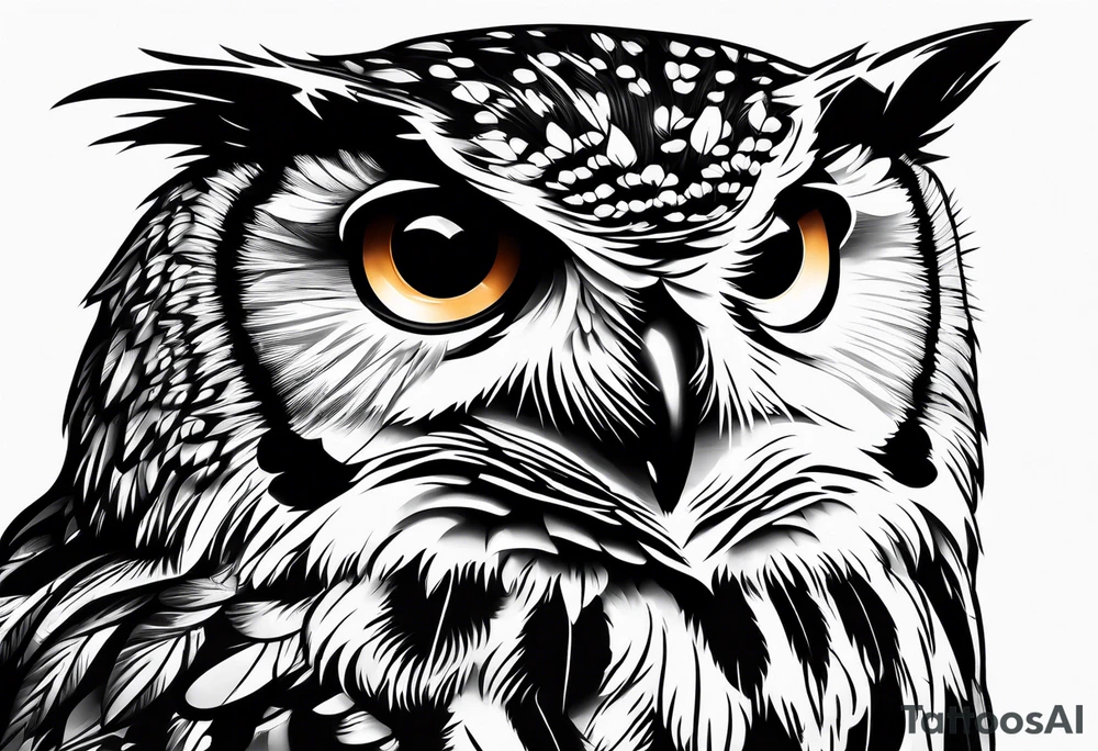 Wise owls tattoo idea