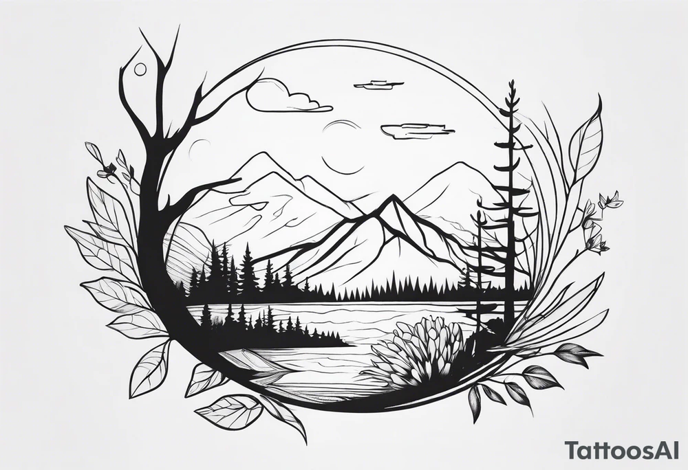 Nature tattoo idea