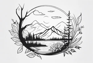 Nature tattoo idea