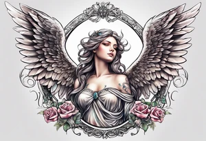 Angel tattoo idea