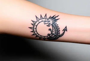 devilicious sun and dragonmoon in constellation tattoo idea