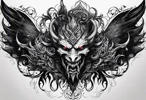 Demon stealing my soul tattoo idea