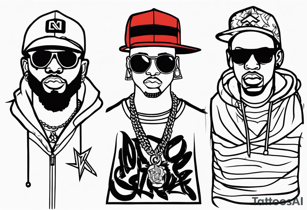 rappers tattoo idea