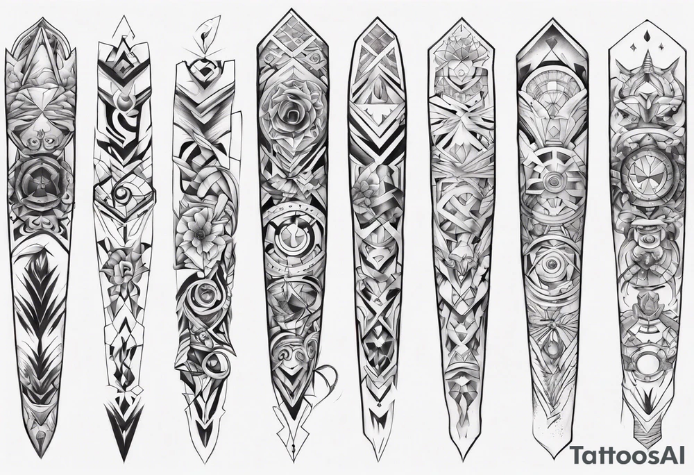 full arm. tattoo idea