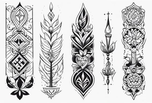 Sexy spine tattoo blessed tattoo idea