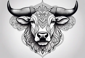 Taurus tattoo idea