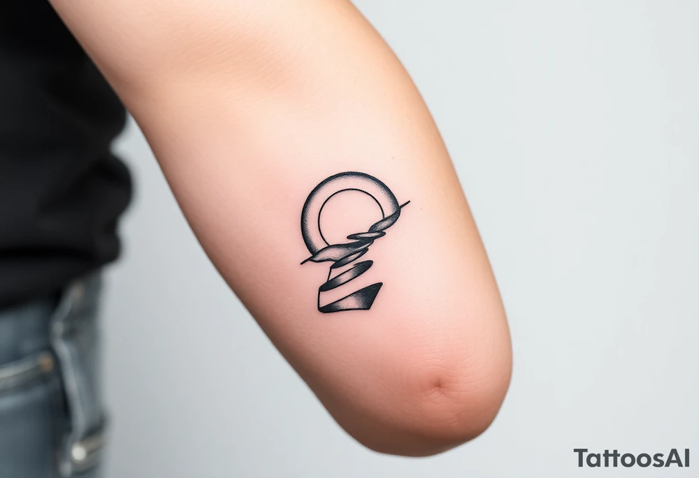 Simple
Right arm band.
Path exploring the universe tattoo idea
