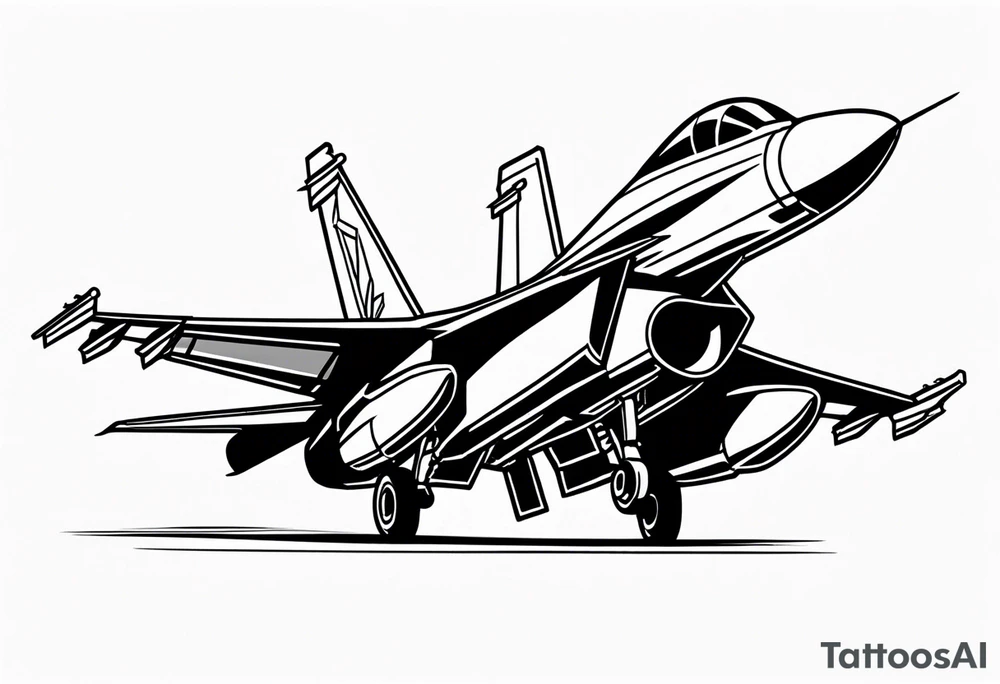 F18 Jet tattoo idea