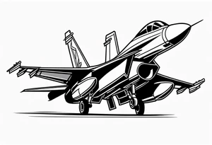 F18 Jet tattoo idea