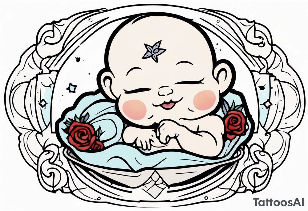 dead baby tattoo idea