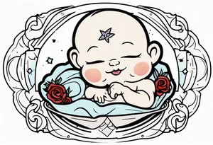 dead baby tattoo idea
