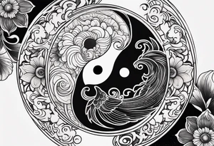 Yin Yang tattoo idea