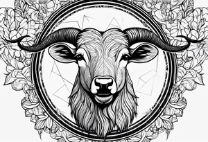 Aries sign tattoo idea