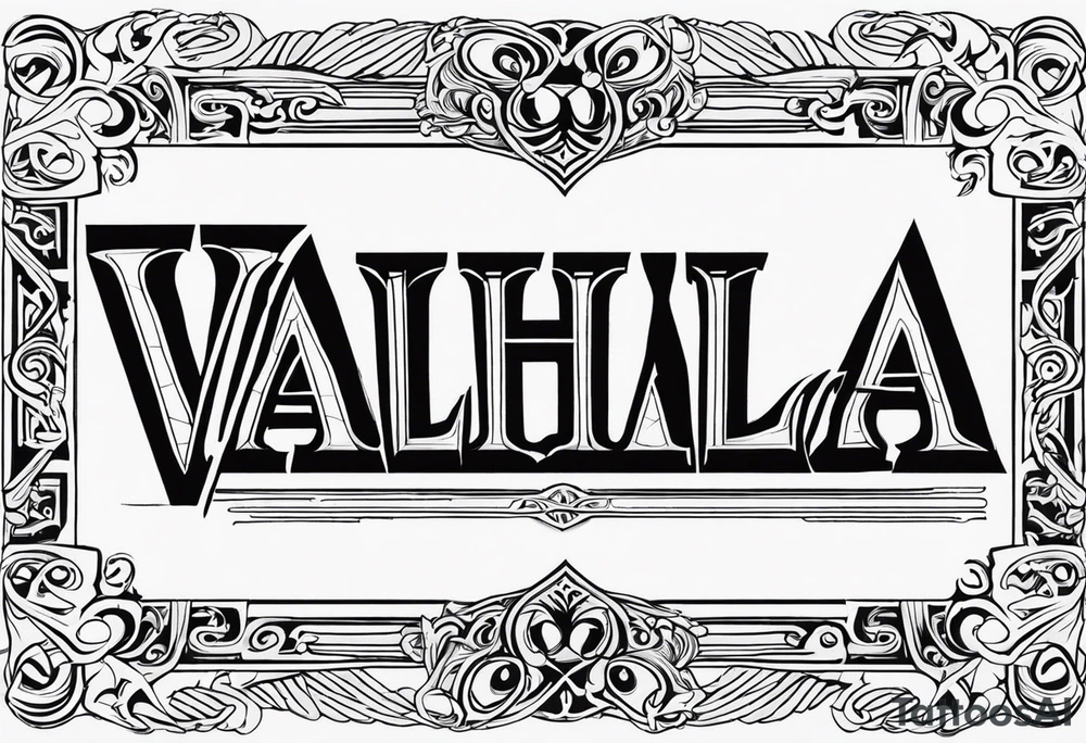 Valhalla tattoo idea