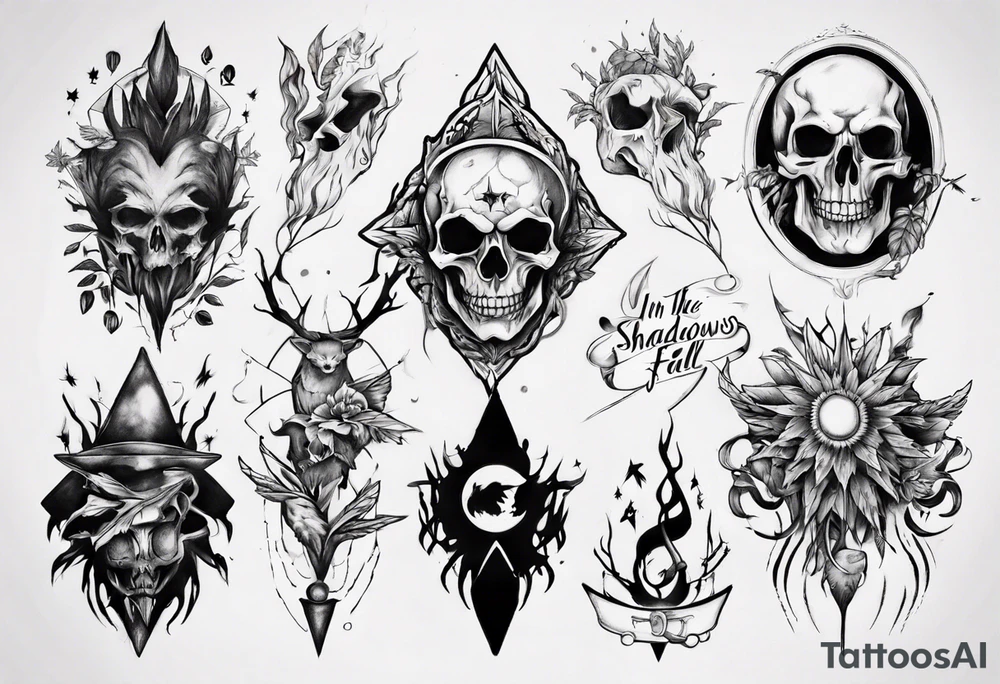 In the shadows we fall tattoo idea