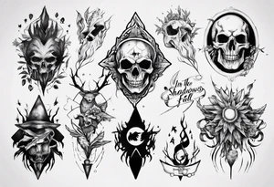 In the shadows we fall tattoo idea