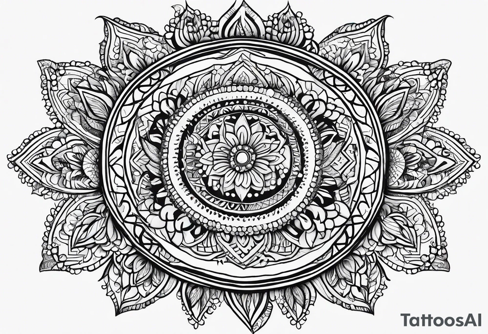 under boob line, hena tattoo idea