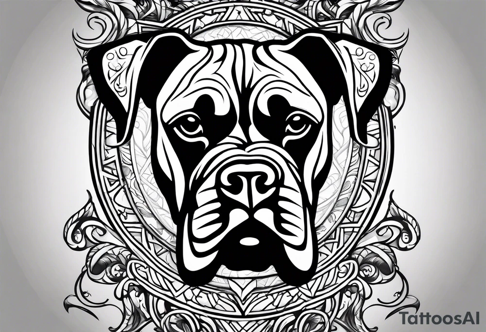 Boxer tattoo idea