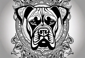 Boxer tattoo idea