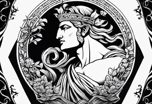 chasing my dreams, not giving up, hard work, dedication, focus, heart broken, recovered, pushing hard, got broke and gained again. I like greek gods tattoo idea