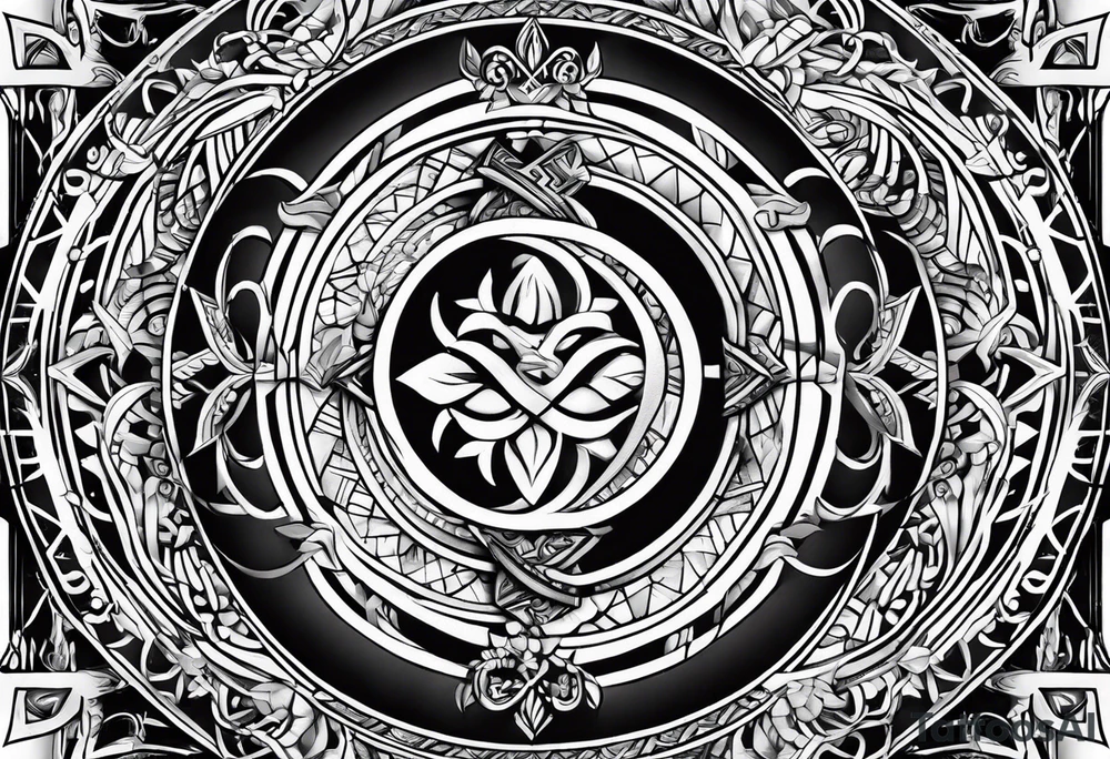 The symbol of Matthias in the bible tattoo idea