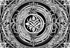 The symbol of Matthias in the bible tattoo idea