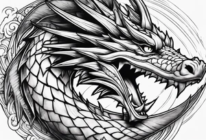 Yugioh rainbow dragon tattoo idea