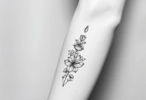 Antonio stacking  going down the forearm tattoo idea
