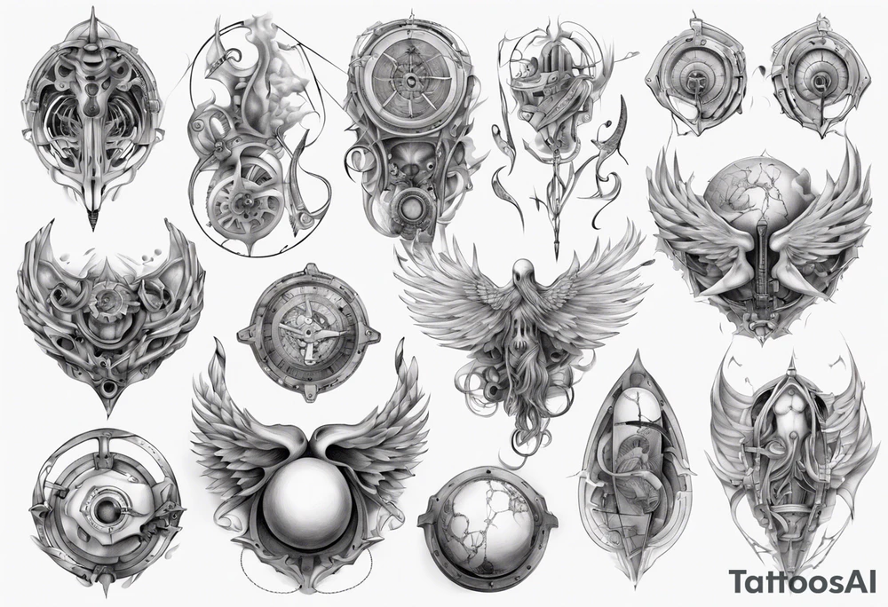 Human breast tattoo idea