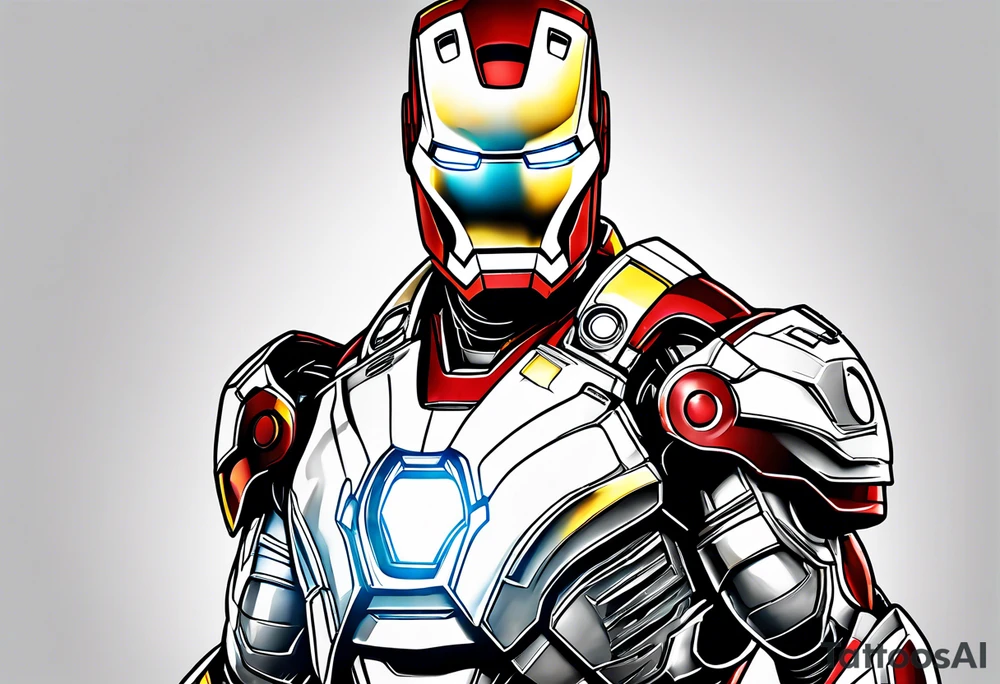 iron man tattoo idea