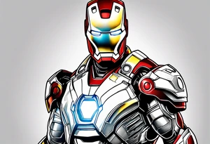 iron man tattoo idea