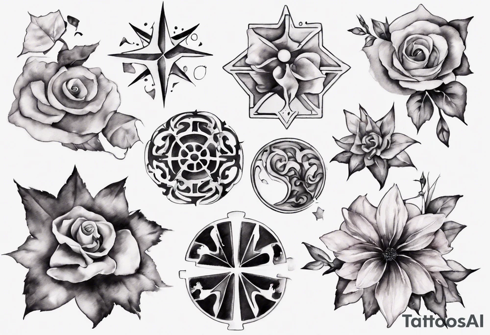 jigsaw puzzle tattoo idea