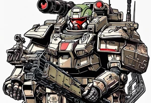 Zeon Zaku tattoo idea