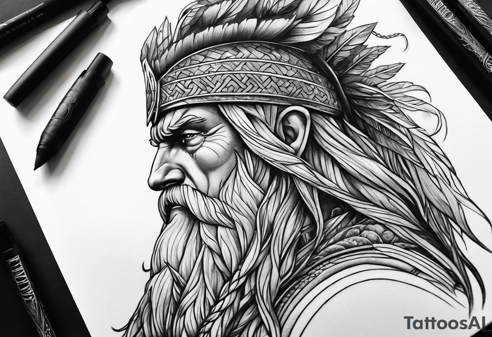 Odin tattoo idea