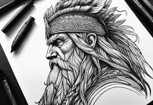 Odin tattoo idea