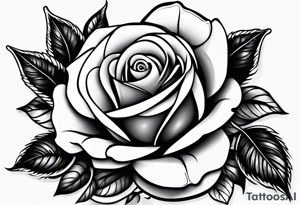 A rose with the name leticia under tattoo idea A rose with the name leticia under tattoo idea