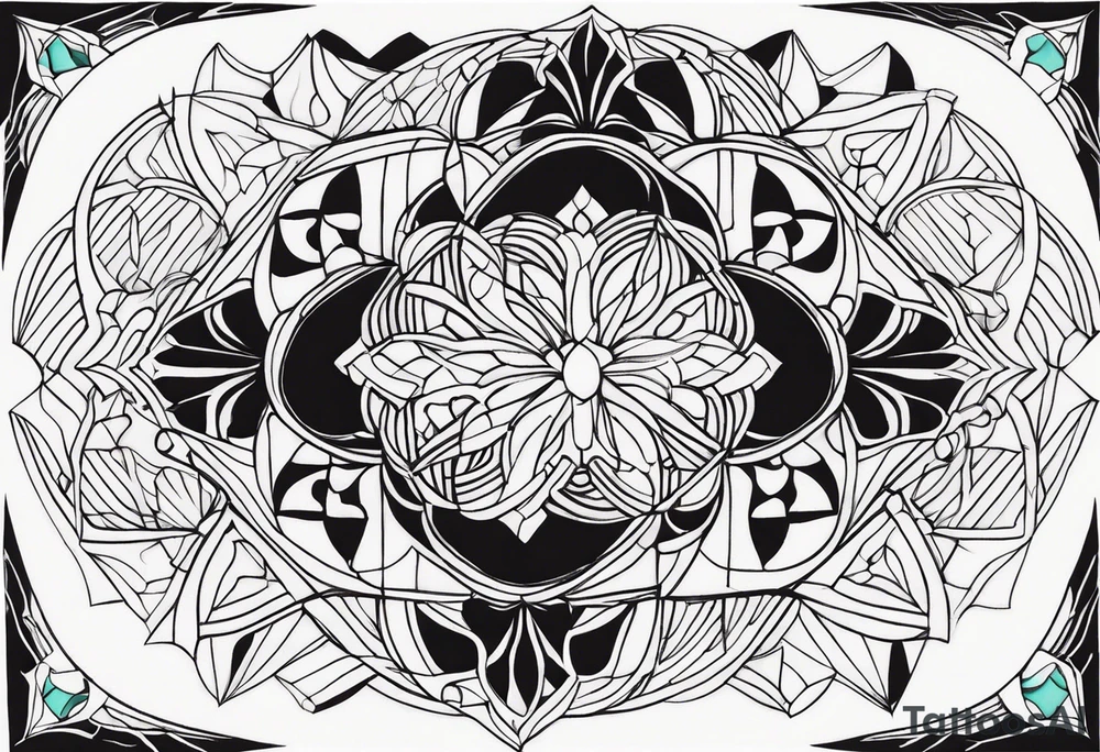 Abstract Art tattoo idea