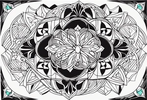 Abstract Art tattoo idea
